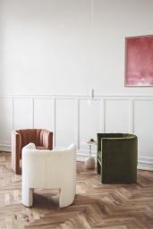Loafer Chair SC23 Green Velvet
